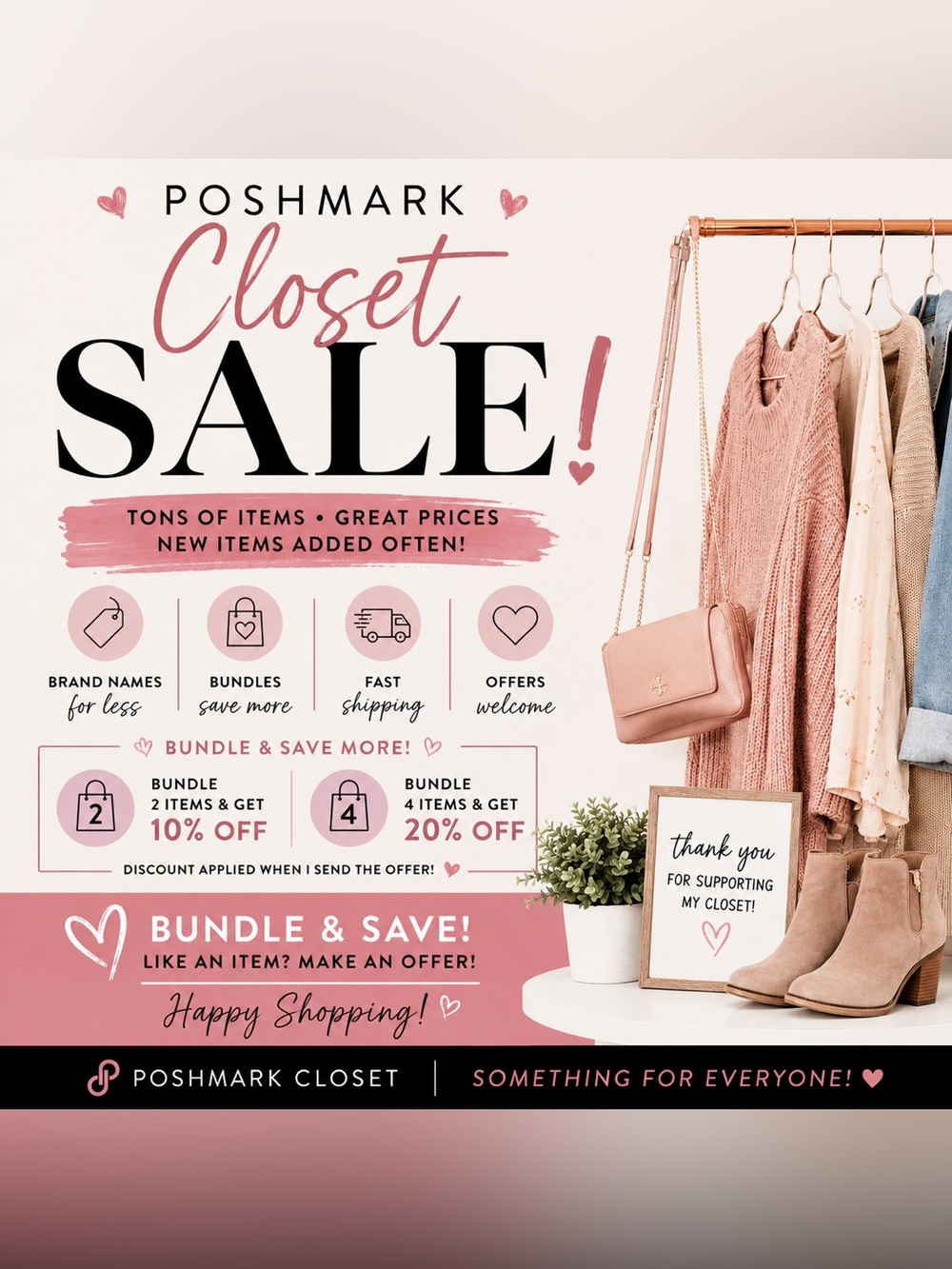 SALE ON EVERYTHING! 🤍